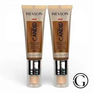 2 PACK Revlon PhotoReady Candid Foundation- 510 Cappuccino